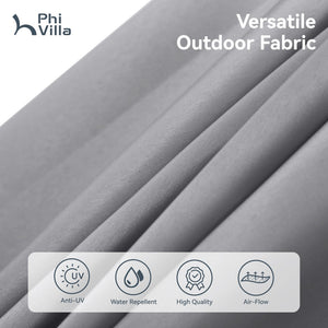 4m Large Double-Sided Garden Parasol