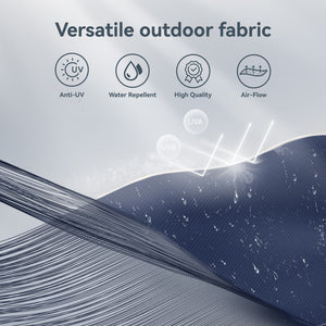 3m Solar 3 Tier Auto-tilt Patio Vented Umbrella with LED Lights