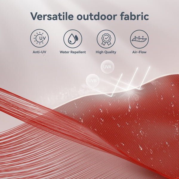 3m Solar 3 Tier Auto-tilt Patio Vented Umbrella with LED Lights