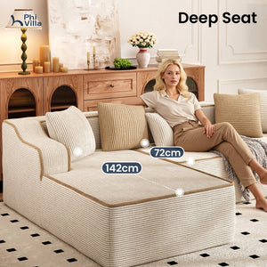 L Shaped Modular Sectional Sofa Compressed Boneless Couch