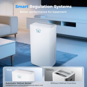 12L Home Dehumidifier with Dry Mode and Smart Humidity Control