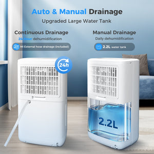 12L Home Dehumidifier with Dry Mode and Smart Humidity Control