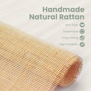 Natural Rattan Storage Cabinet and Chest of Drawers