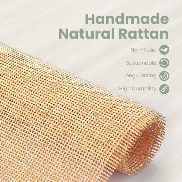 Natural Rattan Storage Cabinet and Chest of Drawers