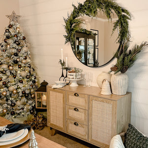 Natural Rattan Storage Cabinet and Chest of Drawers