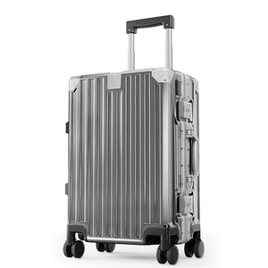 Aluminium Frame PC Hard Shell Suitcase with TSA Lock & Spinner Wheels