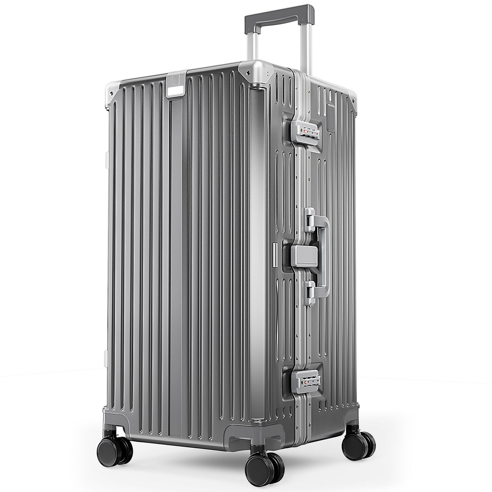 Aluminium Frame PC Hard Shell Trunk Suitcase with TSA Lock & Spinner Wheels