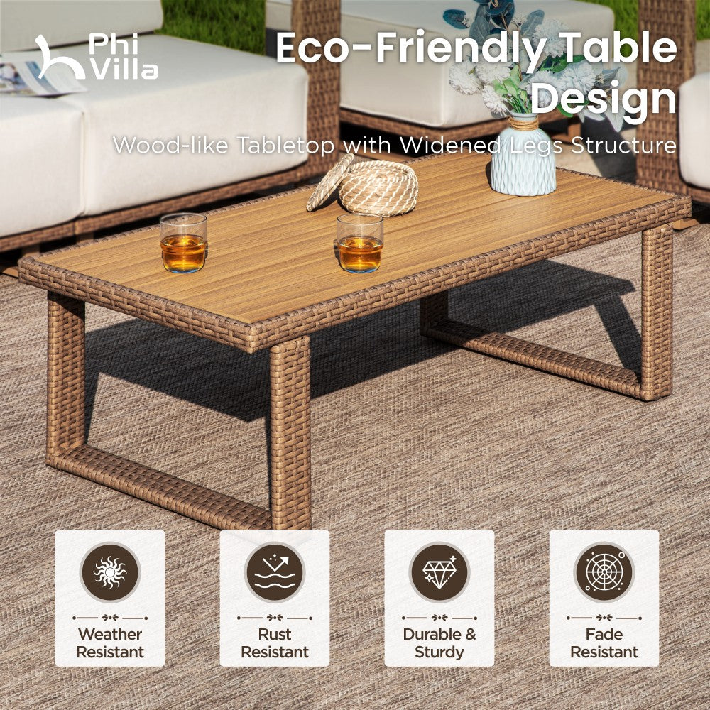 Catalina Patio Wicker Coffee Table