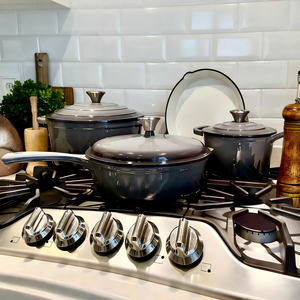 7-Piece Enameled Cast Iron Cookware Set