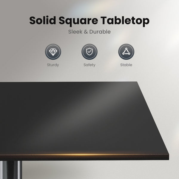 Sleek Bauhaus Table for Outdoor Deck