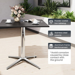 Sleek Bauhaus Table for Outdoor Deck
