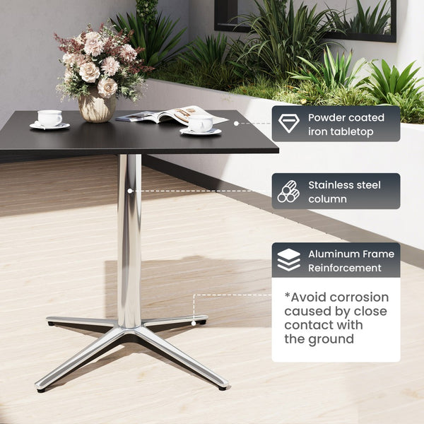 Sleek Bauhaus Table for Outdoor Deck