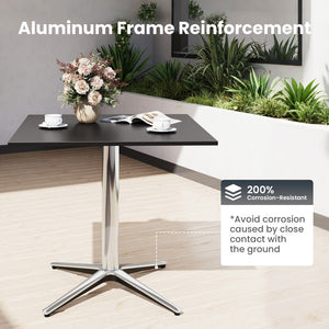Sleek Bauhaus Table for Outdoor Deck