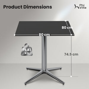 Sleek Bauhaus Table for Outdoor Deck