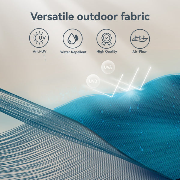 3m 3 Tier Auto-tilt Patio Umbrella Outdoor Double Vented Umbrella