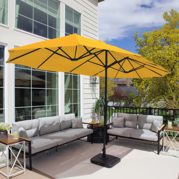 4m Large Double-Sided Garden Parasol