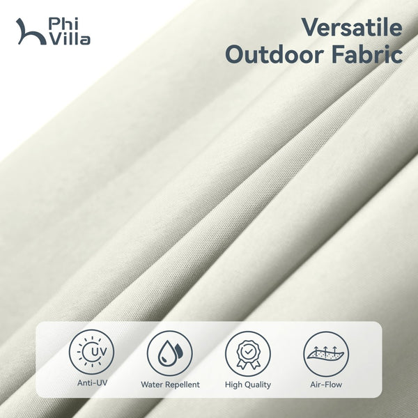 4m Large Double-Sided Garden Parasol