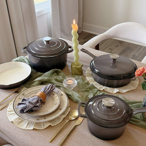 7-Piece Enameled Cast Iron Cookware Set