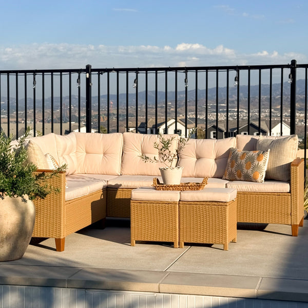 8-Seater Modular Garden Sofa Set
