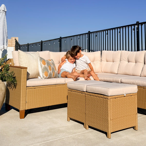 8-Seater Modular Garden Sofa Set
