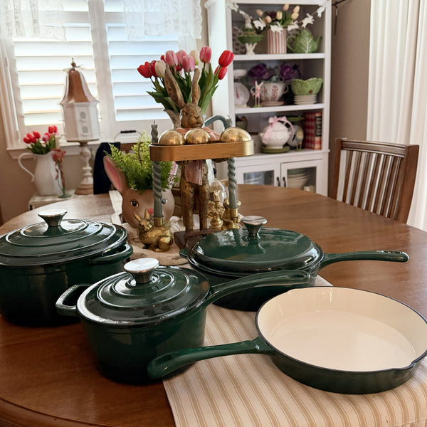 7-Piece Enameled Cast Iron Cookware Set