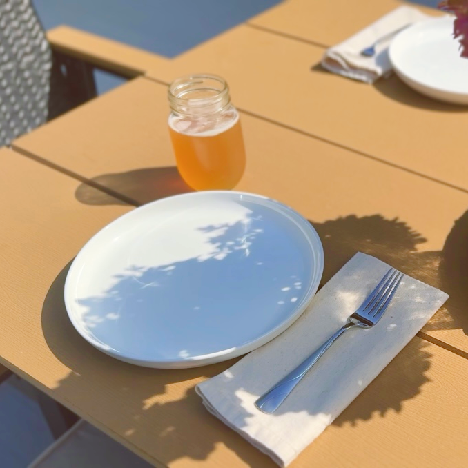 163cm Rectangular HDPE Patio Dining Table