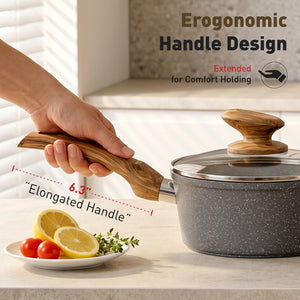 Ultimate 30 Pieces Granite-Coating Nonstick Induction Cookware Set for Easy Dinner Ideas