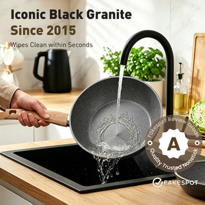 Ultimate 30 Pieces Granite-Coating Nonstick Induction Cookware Set for Easy Dinner Ideas