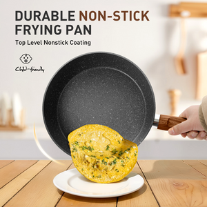 Induction Nonstick Granite-Coating 17 Piece Cookware Set