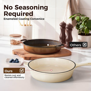 7-Piece Enameled Cast Iron Cookware Set