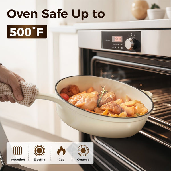 7-Piece Enameled Cast Iron Cookware Set