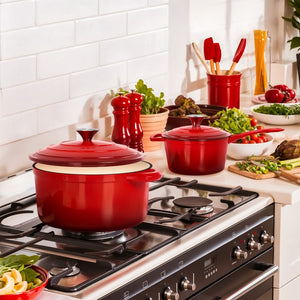 7-Piece Enameled Cast Iron Cookware Set