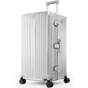 Aluminium Frame PC Hard Shell Trunk Suitcase with TSA Lock & Spinner Wheels