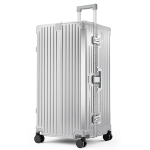 Aluminium Frame PC Hard Shell Trunk Suitcase with TSA Lock & Spinner Wheels