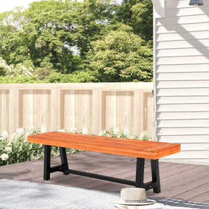 160cm Acacia Wood Garden Bench for Outdoor Patio