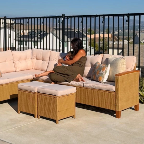 8-Seater Modular Garden Sofa Set