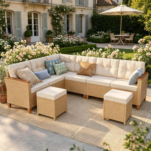 8-Seater Modular Garden Sofa Set