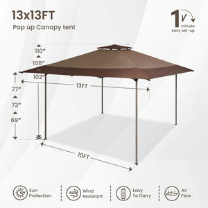 4m x 4m Pop Up Canopy Tent with UV & Water Protection