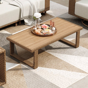 Catalina Garden Wicker Coffee Table